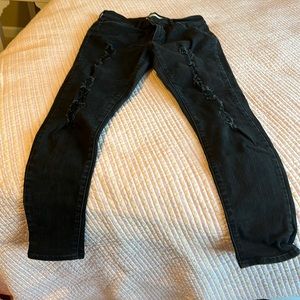 Levi’s super skinny black jeans